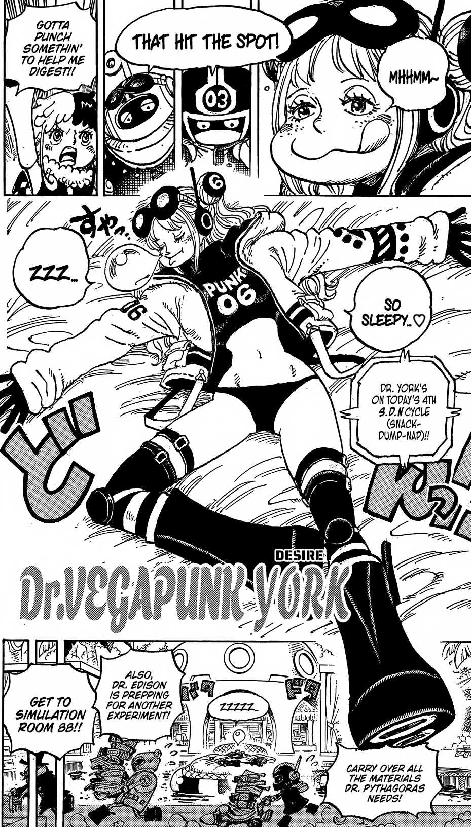 One Piece chapter 1065 spoiler finally reveals VegaPunk in all his glory