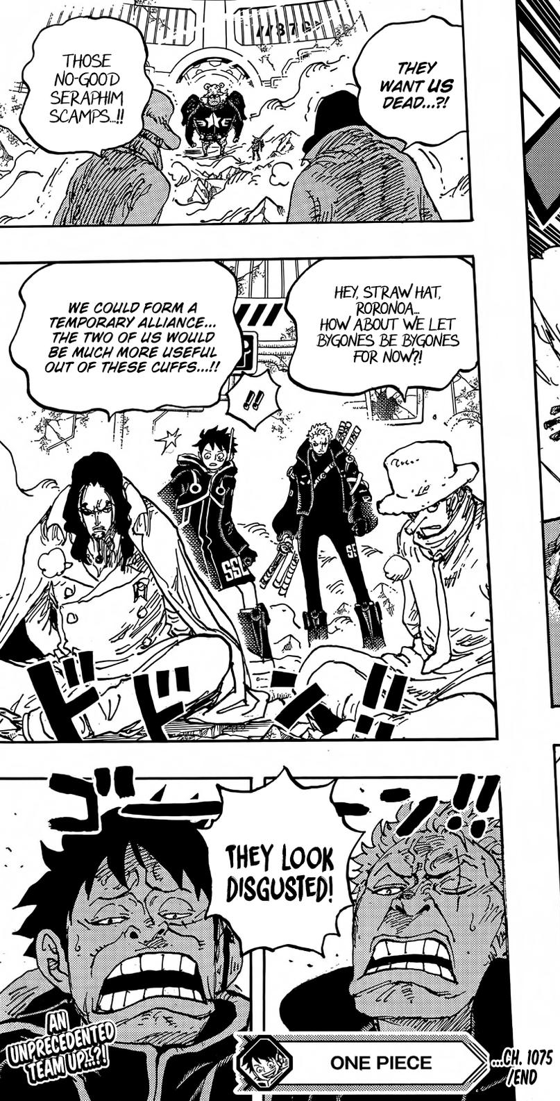 One Piece Chapter 1075 Let's Split Up, Gang! [One Piece 1075] | Mammoth Base Opera Castle